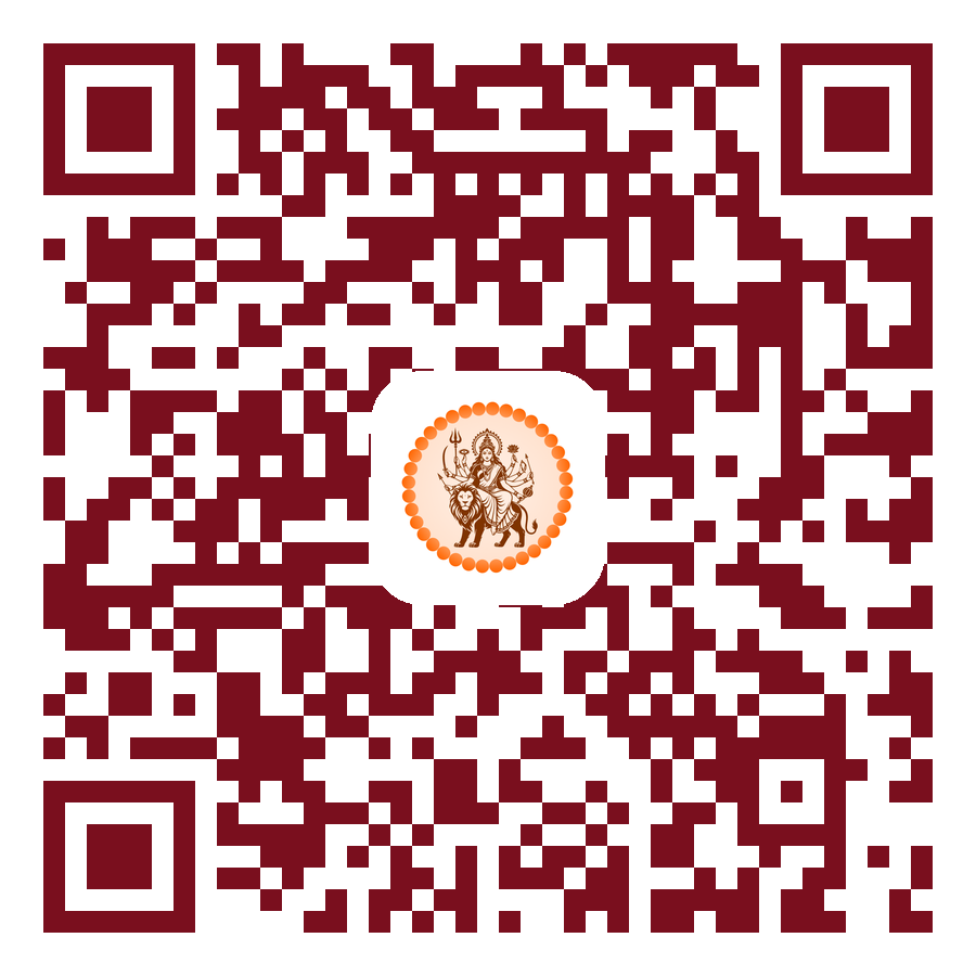 QR code to download the Ambe Maa Aarti Sangrah app